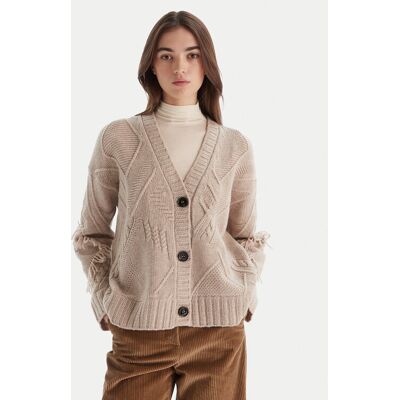 Weekend Max Mara Kardigan Stallo 2525346052 Beżowy Regular Fit M Beżowy Damskie Weekend Max Mara Kardigan Stallo 2525346052 Beżowy Regular Fit M Beżowy Damskie