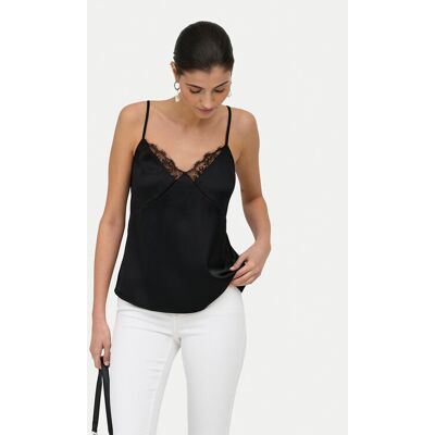 ONLY Top Faraya 15380254 Czarny Regular Fit M Czarny Damskie ONLY Top Faraya 15380254 Czarny Regular Fit M Czarny Damskie