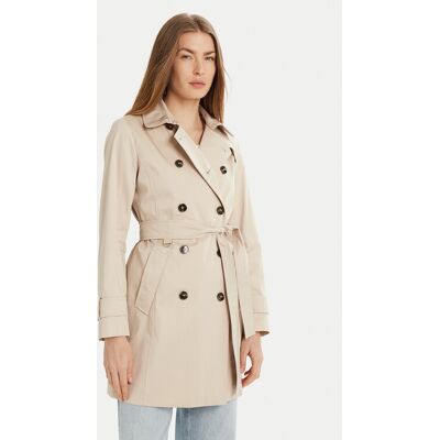 Marella Trencz Roseto 2513021021 Beżowy Regular Fit 42 Beżowy Damskie Marella Trencz Roseto 2513021021 Beżowy Regular Fit 42 Beżowy Damskie