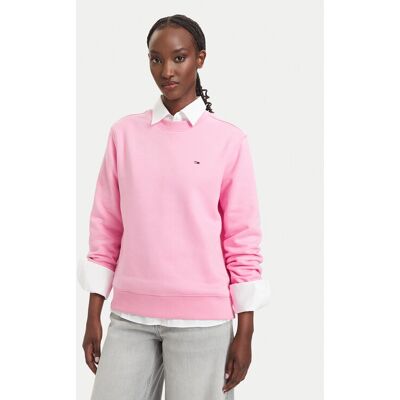 Tommy Jeans Bluza Flag DW0DW19959 Różowy jasny Regular Fit S Różowy jasny Damskie Tommy Jeans Bluza Flag DW0DW19959 Różowy jasny Regular Fit S Różowy jasny Damskie