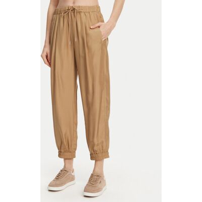 Marella Spodnie materiałowe Abetaia 2513131095 Beżowy Relaxed Fit 46 Beżowy Damskie Marella Spodnie materiałowe Abetaia 2513131095 Beżowy Relaxed Fit 46 Beżowy Damskie