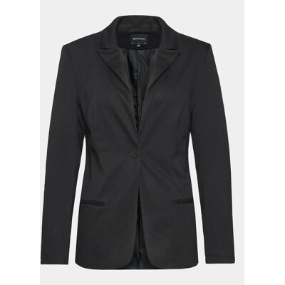 Brave Soul Marynarka LJK-TIFFANYBLK Czarny Regular Fit 12 Czarny Damskie Brave Soul Marynarka LJK-TIFFANYBLK Czarny Regular Fit 12 Czarny Damskie