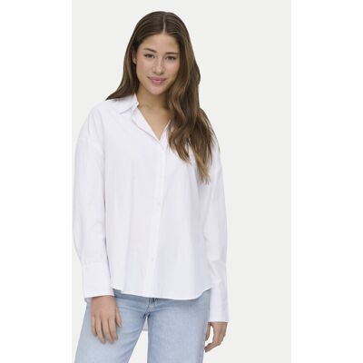 ONLY Koszula Oregon 15367554 Biały Regular Fit L Biały Damskie ONLY Koszula Oregon 15367554 Biały Regular Fit L Biały Damskie