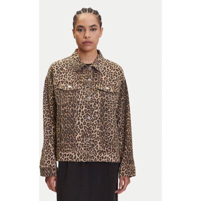 Vero Moda Kurtka jeansowa Tessa 10329961 Brązowy Oversize M Brązowy Damskie Vero Moda Kurtka jeansowa Tessa 10329961 Brązowy Oversize M Brązowy Damskie