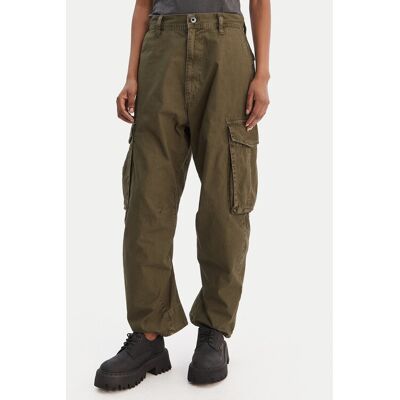 G-Star Raw Spodnie materiałowe D28756-D388 Zielony Boyfriend Fit 27_32 Zielony Damskie G-Star Raw Spodnie materiałowe D28756-D388 Zielony Boyfriend Fit 27_32 Zielony Damskie