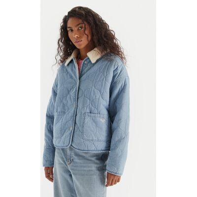 Roxy Kurtka przejściowa Not So Basic ERJJK03675 Niebieski Regular Fit XL Niebieski Damskie Roxy Kurtka przejściowa Not So Basic ERJJK03675 Niebieski Regular Fit XL Niebieski Damskie