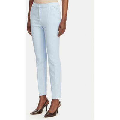 HUGO Spodnie materiałowe Hagonia-1 50539991 Niebieski Slim Fit 36 Niebieski Damskie HUGO Spodnie materiałowe Hagonia-1 50539991 Niebieski Slim Fit 36 Niebieski Damskie