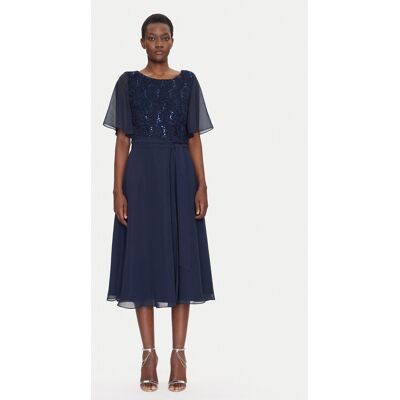 Swing Sukienka koktajlowa 5AI02500 Granatowy Regular Fit 42 Granatowy Damskie Swing Sukienka koktajlowa 5AI02500 Granatowy Regular Fit 42 Granatowy Damskie