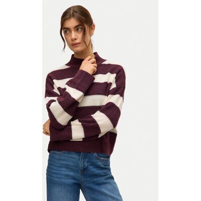 Vero Moda Sweter Inez 10331538 Fioletowy Regular Fit XS Fioletowy Damskie Vero Moda Sweter Inez 10331538 Fioletowy Regular Fit XS Fioletowy Damskie