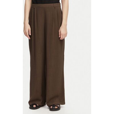 ONLY Spodnie materiałowe Lemmia 15370398 Brązowy Regular Fit XS Brązowy Damskie ONLY Spodnie materiałowe Lemmia 15370398 Brązowy Regular Fit XS Brązowy Damskie