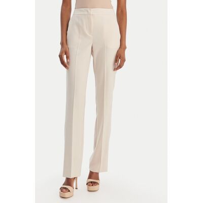 Marella Chinosy Trofeo 2615131081 Écru Slim Fit 38 Kremowy Damskie Marella Chinosy Trofeo 2615131081 Écru Slim Fit 38 Kremowy Damskie