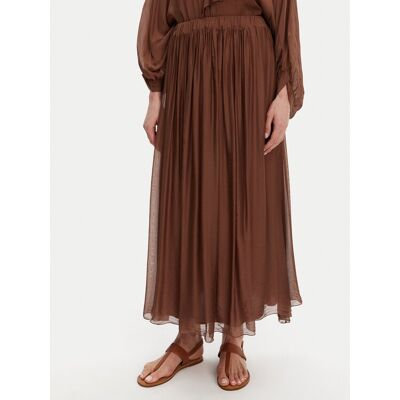ViCOLO Spódnica midi TD0022 Brązowy Regular Fit XS Brązowy Damskie ViCOLO Spódnica midi TD0022 Brązowy Regular Fit XS Brązowy Damskie