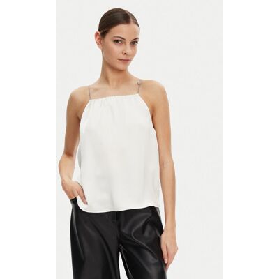 HUGO Top Cebena 50536436 Biały Regular Fit 40 Biały Damskie HUGO Top Cebena 50536436 Biały Regular Fit 40 Biały Damskie