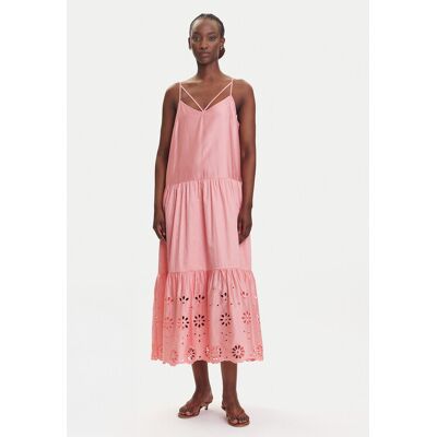 Fracomina Sukienka letnia FJ25SD3001W400E5 Koralowy Relaxed Fit S Koralowy Damskie Fracomina Sukienka letnia FJ25SD3001W400E5 Koralowy Relaxed Fit S Koralowy Damskie
