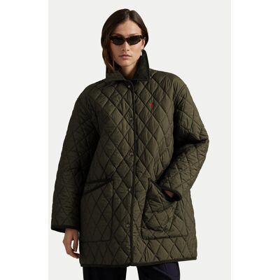 Polo Ralph Lauren Kurtka przejściowa 211971180002 Zielony ciemny Oversize XS Zielony ciemny Damskie Polo Ralph Lauren Kurtka przejściowa 211971180002 Zielony ciemny Oversize XS Zielony ciemny Damskie