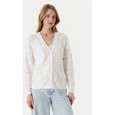 Guess Kardigan W5YR55 Z2ZK2 Biały Regular Fit XL Biały Damskie Guess Kardigan W5YR55 Z2ZK2 Biały Regular Fit XL Biały Damskie