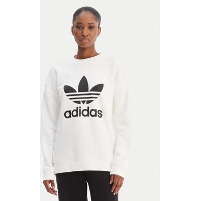 Adidas Bluza Trefoil GN2961 Biały Regular Fit 40 Biały Damskie Adidas Bluza Trefoil GN2961 Biały Regular Fit 40 Biały Damskie