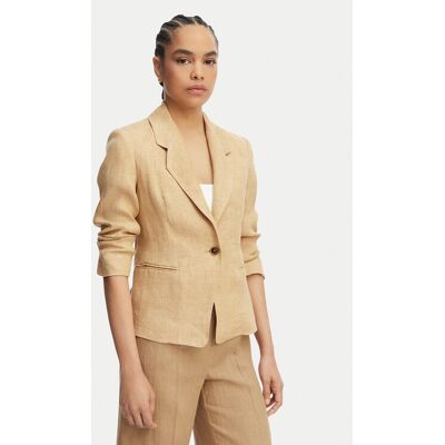 Marella Marynarka Cardato 2613041092 Beżowy Regular Fit 42 Beżowy Damskie Marella Marynarka Cardato 2613041092 Beżowy Regular Fit 42 Beżowy Damskie