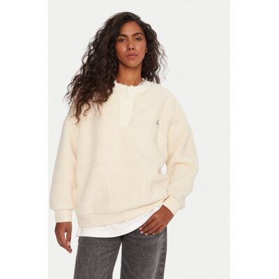 Quiksilver Polar Barranco EQWPF03000 Écru Boxy Fit XS Kremowy Damskie Quiksilver Polar Barranco EQWPF03000 Écru Boxy Fit XS Kremowy Damskie