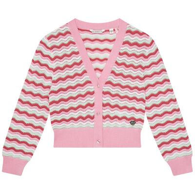 Guess Kardigan J5GR05 Z3MR1 Różowy Regular Fit 14 Różowy Unisex Guess Kardigan J5GR05 Z3MR1 Różowy Regular Fit 14 Różowy Unisex
