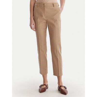 Weekend Max Mara Spodnie materiałowe Vite 2615131031 Beżowy Slim Fit 44 Beżowy Damskie Weekend Max Mara Spodnie materiałowe Vite 2615131031 Beżowy Slim Fit 44 Beżowy Damskie