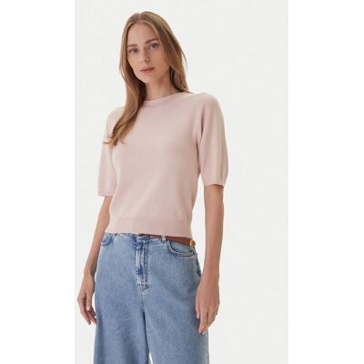 Kontatto Sweter 3M0804C Różowy Regular Fit NOSIZE Różowy Damskie Kontatto Sweter 3M0804C Różowy Regular Fit NOSIZE Różowy Damskie