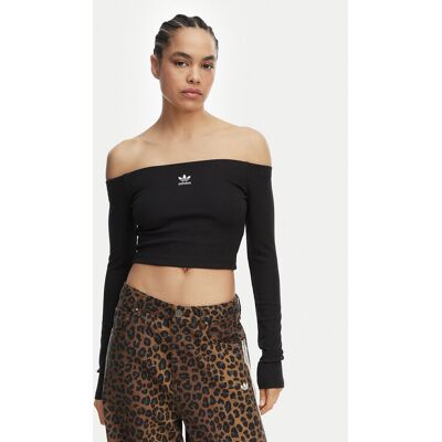 Adidas Bluzka Essentials KE3150 Czarny Slim Fit S Czarny Damskie Adidas Bluzka Essentials KE3150 Czarny Slim Fit S Czarny Damskie
