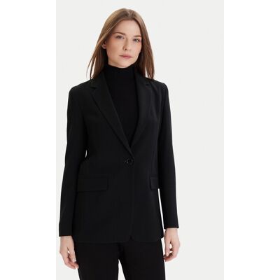 Boss Marynarka Jocaluah 50490053 Czarny Regular Fit 38 Czarny Damskie Boss Marynarka Jocaluah 50490053 Czarny Regular Fit 38 Czarny Damskie