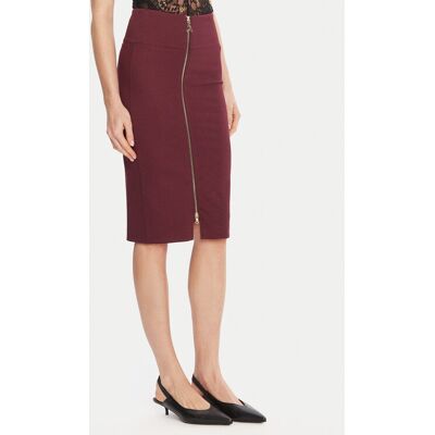 Patrizia Pepe Spódnica ołówkowa 8G0485 A025 Bordowy Regular Fit 38 Bordowy Damskie Patrizia Pepe Spódnica ołówkowa 8G0485 A025 Bordowy Regular Fit 38 Bordowy Damskie