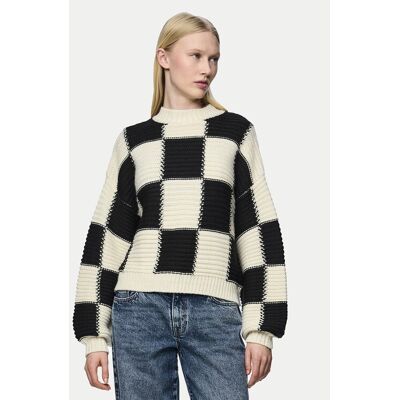 Pieces Sweter Namie 17151160 Beżowy Regular Fit XL Beżowy Damskie Pieces Sweter Namie 17151160 Beżowy Regular Fit XL Beżowy Damskie