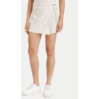Tommy Jeans Spódnico-szorty DW0DW22267 Beżowy jasny Regular Fit XS Beżowy jasny Damskie Tommy Jeans Spódnico-szorty DW0DW22267 Beżowy jasny Regular Fit XS Beżowy jasny Damskie