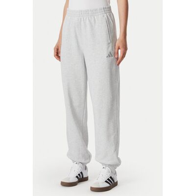Adidas Spodnie dresowe Kit Small Logo Regular Cuffed KU7941 Szary Regular Fit L Szary Damskie Adidas Spodnie dresowe Kit Small Logo Regular Cuffed KU7941 Szary Regular Fit L Szary Damskie