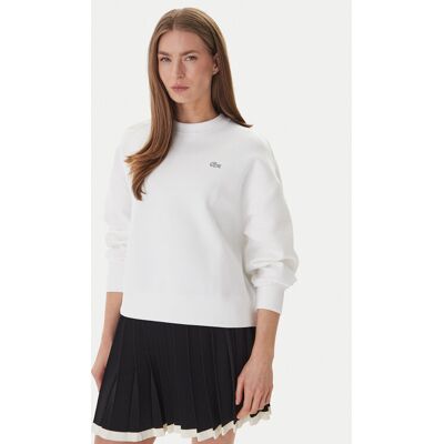 Lacoste Bluza SF0046 Biały Oversize 40 Biały Damskie Lacoste Bluza SF0046 Biały Oversize 40 Biały Damskie