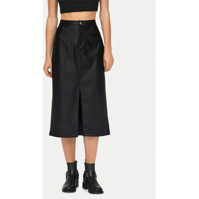 ONLY Spódnica z imitacji skóry Kiri 15324778 Czarny Regular Fit XS Czarny Damskie ONLY Spódnica z imitacji skóry Kiri 15324778 Czarny Regular Fit XS Czarny Damskie