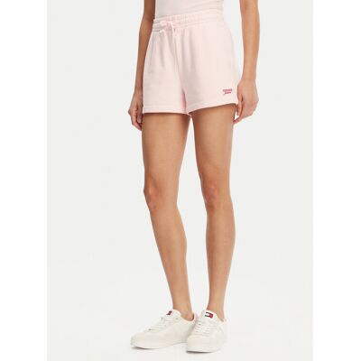 Tommy Jeans Szorty sportowe Script DW0DW20353 Różowy Regular Fit L Różowy Damskie Tommy Jeans Szorty sportowe Script DW0DW20353 Różowy Regular Fit L Różowy Damskie