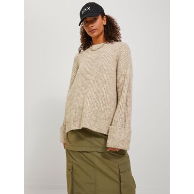 JJXX Sweter 12245453 Beżowy Relaxed Fit XS Beżowy Damskie JJXX Sweter 12245453 Beżowy Relaxed Fit XS Beżowy Damskie