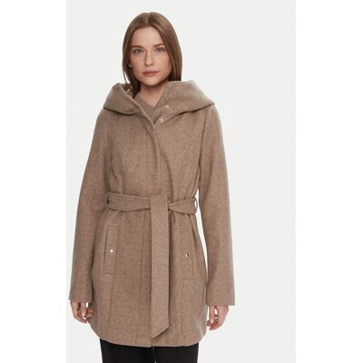 Vero Moda Płaszcz przejściowy Popliva 10310779 Beżowy Regular Fit XS Beżowy Damskie Vero Moda Płaszcz przejściowy Popliva 10310779 Beżowy Regular Fit XS Beżowy Damskie