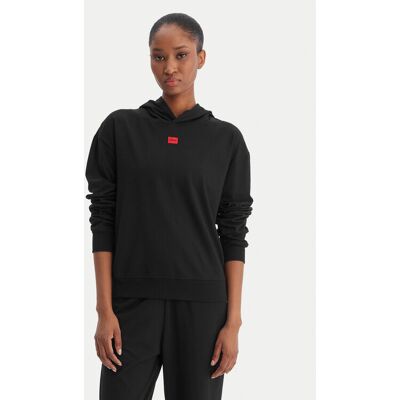 HUGO Bluza Signature 50556816 Czarny Regular Fit XXL Czarny Damskie HUGO Bluza Signature 50556816 Czarny Regular Fit XXL Czarny Damskie