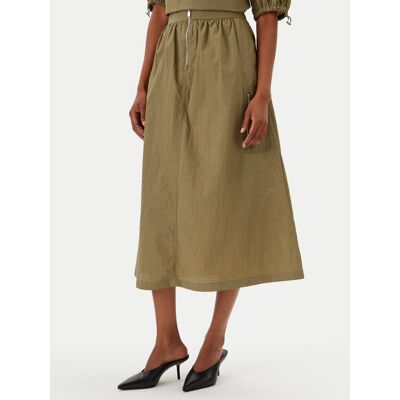 DKNY Spódnica trapezowa P5BNSAFC Zielony Regular Fit S Zielony Damskie DKNY Spódnica trapezowa P5BNSAFC Zielony Regular Fit S Zielony Damskie