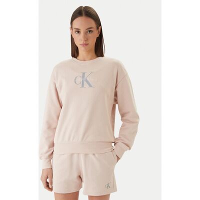 Calvin Klein Jeans Bluza LV047B234G Beżowy Relaxed Fit XS Beżowy Damskie Calvin Klein Jeans Bluza LV047B234G Beżowy Relaxed Fit XS Beżowy Damskie
