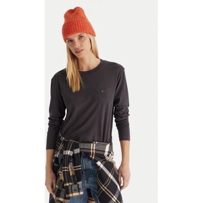 Quiksilver Bluzka Essential LS TEE EQWZT03199 Szary Regular Fit XL Szary Damskie Quiksilver Bluzka Essential LS TEE EQWZT03199 Szary Regular Fit XL Szary Damskie