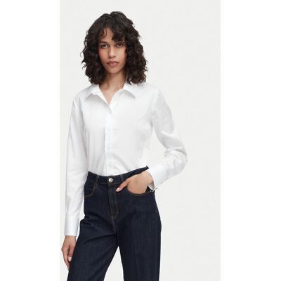 Guess Koszula W6YH10 W2752 Biały Slim Fit XS Biały Damskie Guess Koszula W6YH10 W2752 Biały Slim Fit XS Biały Damskie