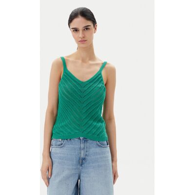 Vero Moda Top Peru 10326463 Zielony Regular Fit M Zielony Damskie Vero Moda Top Peru 10326463 Zielony Regular Fit M Zielony Damskie