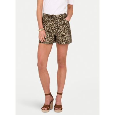 ONLY Szorty materiałowe Naomi 15347131 Brązowy Regular Fit S Brązowy Damskie ONLY Szorty materiałowe Naomi 15347131 Brązowy Regular Fit S Brązowy Damskie