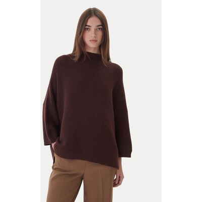 Kontatto Sweter 3M0848C Brązowy Relaxed Fit NOSIZE Brązowy Damskie Kontatto Sweter 3M0848C Brązowy Relaxed Fit NOSIZE Brązowy Damskie