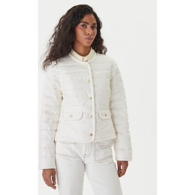 Tommy Hilfiger Kurtka przejściowa WW0WW49660 Biały Regular Fit M Biały Damskie Tommy Hilfiger Kurtka przejściowa WW0WW49660 Biały Regular Fit M Biały Damskie