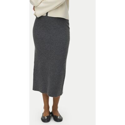 Vero Moda Spódnica ołówkowa Brisa 10334684 Szary Slim Fit XS Szary Damskie Vero Moda Spódnica ołówkowa Brisa 10334684 Szary Slim Fit XS Szary Damskie