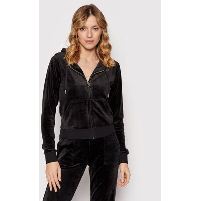 Juicy Couture Bluza Robertson JCAP176 Czarny Slim Fit XXS Czarny Damskie Juicy Couture Bluza Robertson JCAP176 Czarny Slim Fit XXS Czarny Damskie