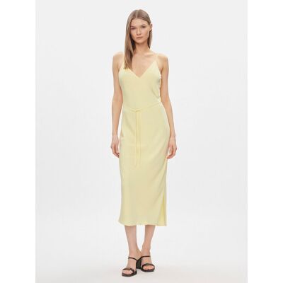 Calvin Klein Sukienka letnia K20K206776 Żółty Regular Fit 38 Żółty Damskie Calvin Klein Sukienka letnia K20K206776 Żółty Regular Fit 38 Żółty Damskie