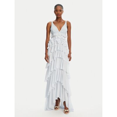 Elisabetta Franchi Sukienka koktajlowa AB-R42-52E2-V680 Niebieski jasny Regular Fit 46 Niebieski jasny Damskie Elisabetta Franchi Sukienka koktajlowa AB-R42-52E2-V680 Niebieski jasny Regular Fit 46 Niebieski jasny Damskie